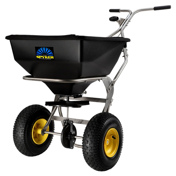 ERGO-PRO SPY80-1S 80# BROADCAST SPREADER The 80-lb. capacity